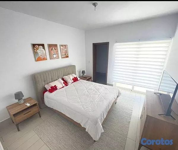casas vacacionales y villas - Apartamento Amueblado en Los Corales, Bavaro 4