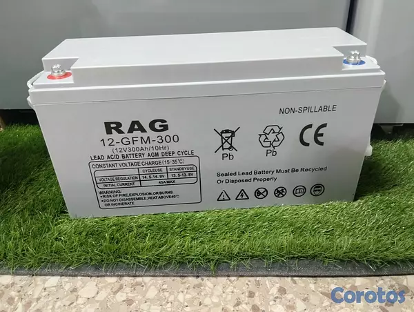 otros electronicos - baterias de gelatina de 12v y 300amp en oferta  2