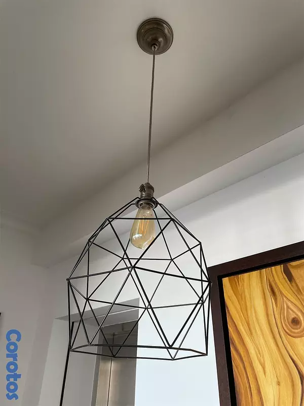 decoración y accesorios - Lámpara estilo industrial con bombillo 2
