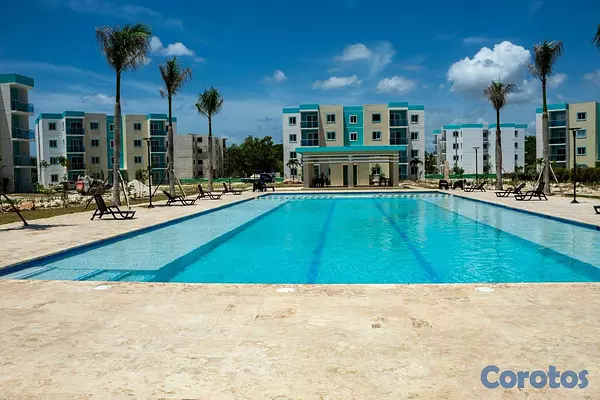 apartamentos - Alquilo Apartamento Punta Cana Amueblado Full 1