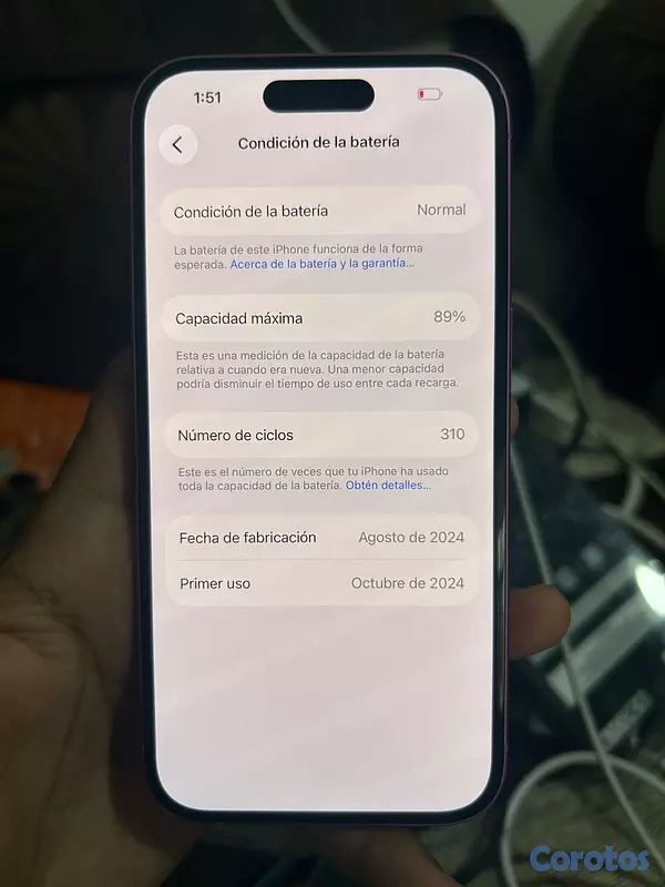 celulares y tabletas - iPhone 16 normal factori  7