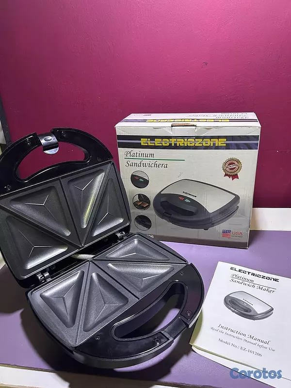 electrodomesticos - Sandwichera ElectricZone Platinum 2