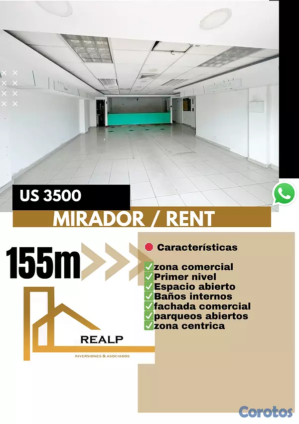 oficinas y locales comerciales - Alquiler local en Primer nivel  1
