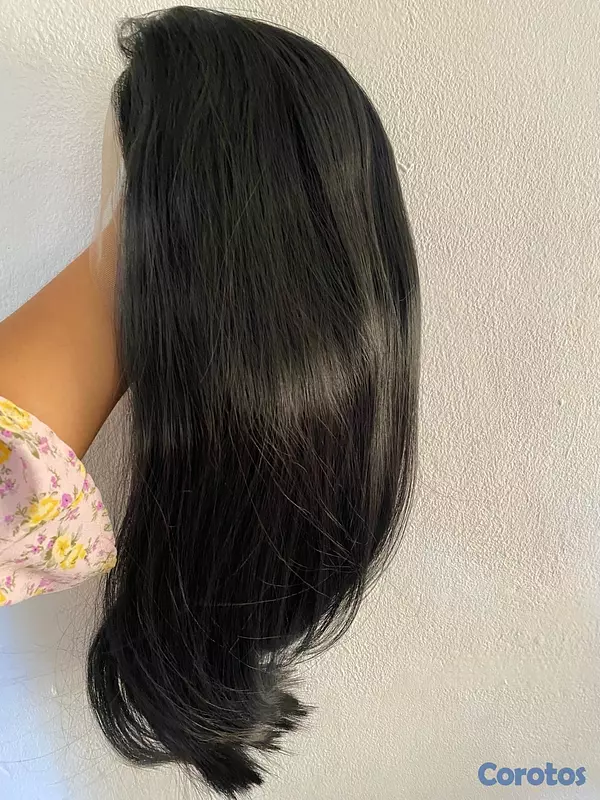 salud y belleza - vendo peluca semi natural a buen precio con frontal 13x4 HD 14 pulgadas  3