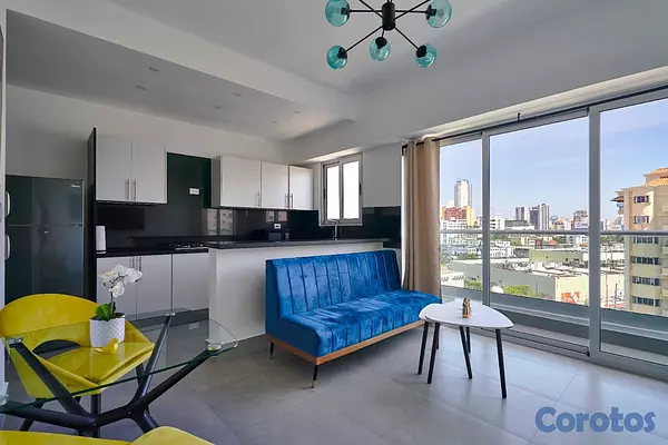 apartamentos - Apartamento Amueblado en Torre Elegante 3