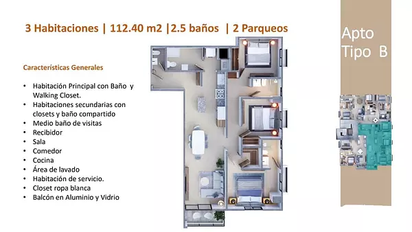 apartamentos - Apartamentos en Arroyo Viejo, Distrito Nacional  7