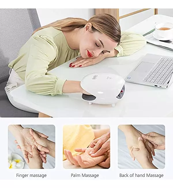 Salud y Equipamiento Médico - Masajeador De Manos Inalámbrico Más Cómodo Con Calor -3 Nive 3
