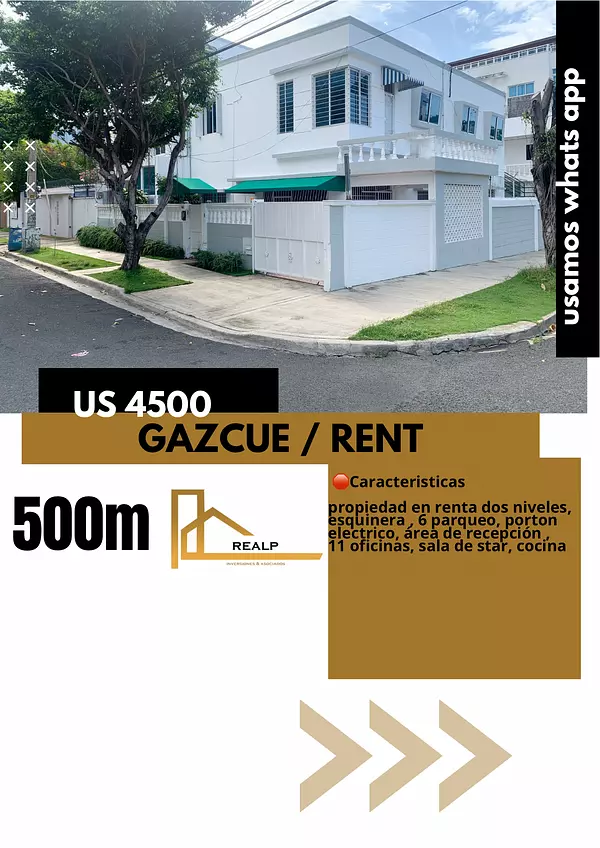 casas - Casa comercial en Gazcue  1