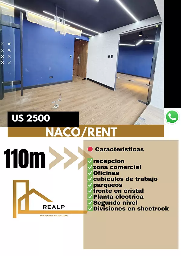oficinas y locales comerciales - Alquiler local en Ens Naco 1
