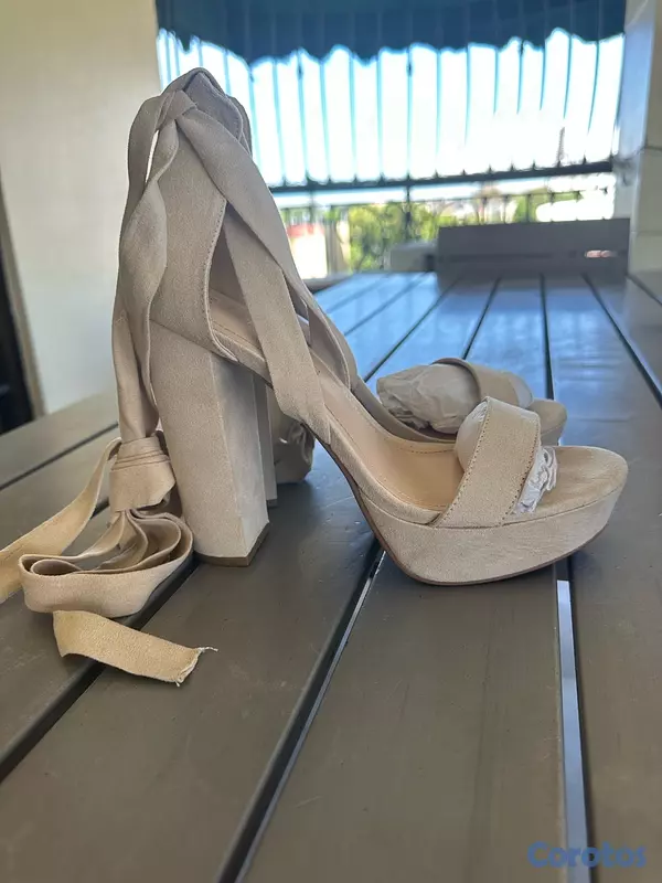 zapatos para mujer - Tacones color crema size 9.5  3