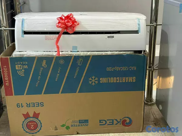 aires acondicionados y abanicos - AIRE ACONDICIONADO INVERTER 12000BTU JACOBO SOLAR