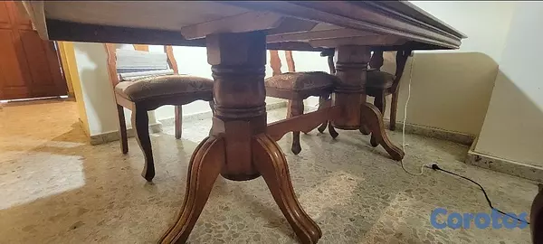 muebles y colchones - Comedor familiar de 6 sillas 5