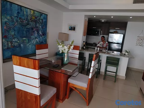 apartamentos - venta de apartamento en la olas de Juan dolió amueblado primera línea de playa  5