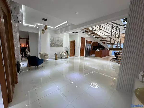 apartamentos - venta de penthouse de Lujoso penthouse de 260mts en Alma rosa 1 Santo Domingo  3