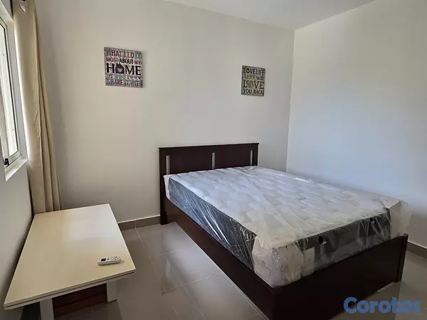 apartamentos - En renta apartamento amueblado de 2 dormitorios en 7