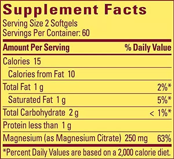 Salud y Equipamiento Médico - Citrato De Magnesio Nature Made 250 Mg, 120 Unidades. 2