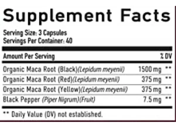 Salud y Equipamiento Médico - Sm Nutrición Maca 100 Cápsulas 2