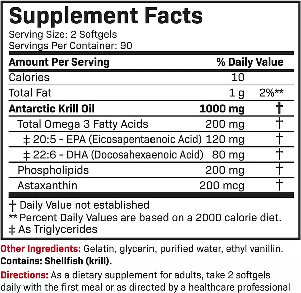 Salud y Equipamiento Médico - Aceite Krill 1000mg Futurebioti 2