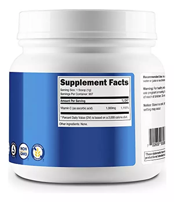 Salud y Equipamiento Médico - Polvo De Acido Ascorbico Puro Vitamina C 6