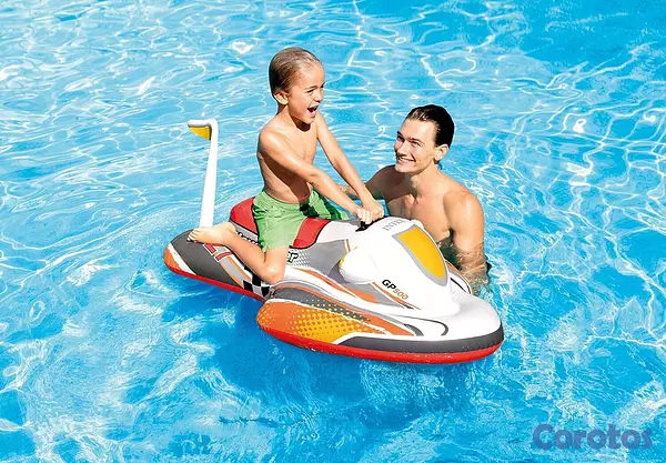 juguetes - Inflable Infantil En Forma De Jet Ski  2