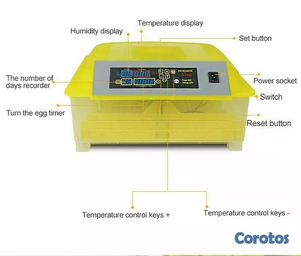 equipos profesionales - Incubadoras de 48 huevos digital automatico para Pollo Aves de corra 2