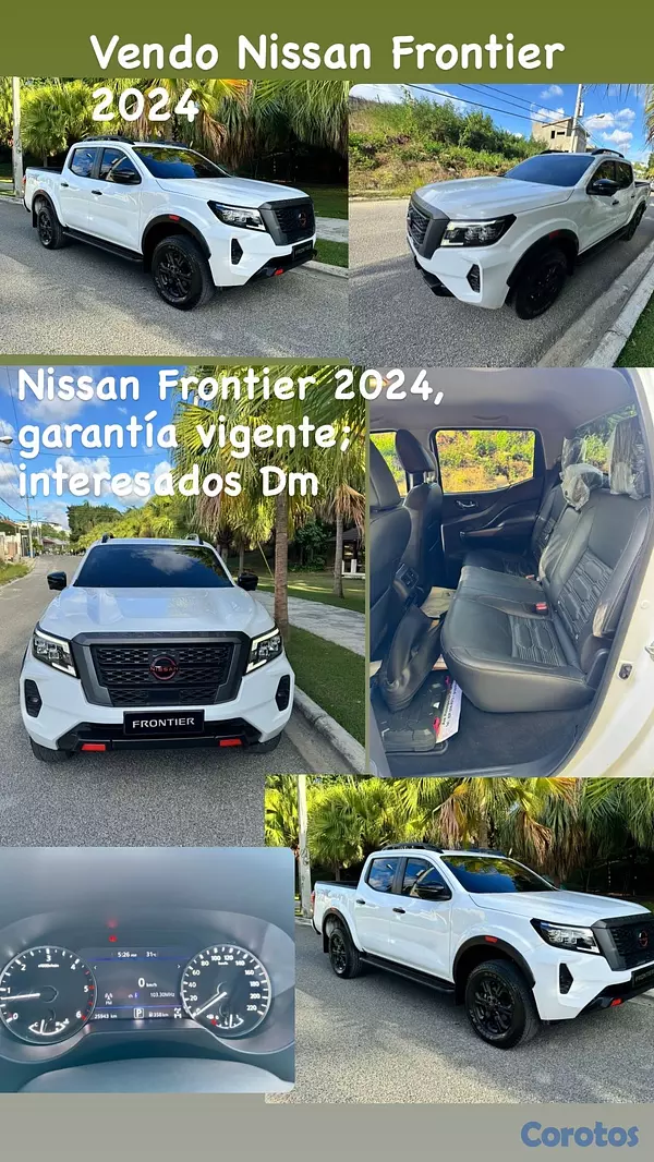 jeepetas y camionetas - Vendo Nissan Frontier 2024 USD$49,000 neg Excelent 8