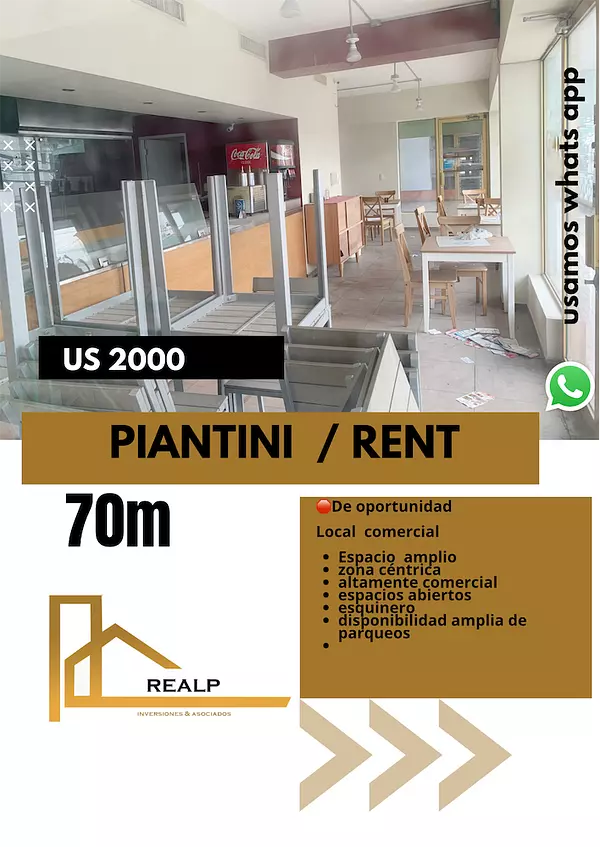 oficinas y locales comerciales - Local en Piantini  amplio 1