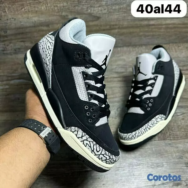 zapatos unisex - Teni Tenis Nike Air Jordan Retro 3 Black Ultimate Edition 03 Limited 2K25 🚀 5