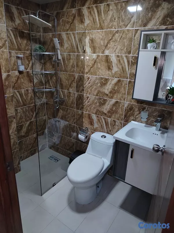 apartamentos - venta de apartamento 2da con terraza en la autopista de san Isidro 2 parque la  6