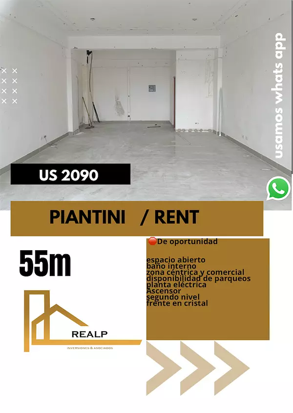 oficinas y locales comerciales - Local en Piantini céntrico  1