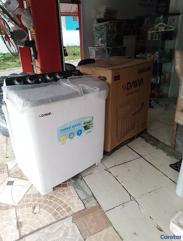 electrodomesticos - Lavadora Semi automática de Doble Tina Daiwa de 24 libras  2