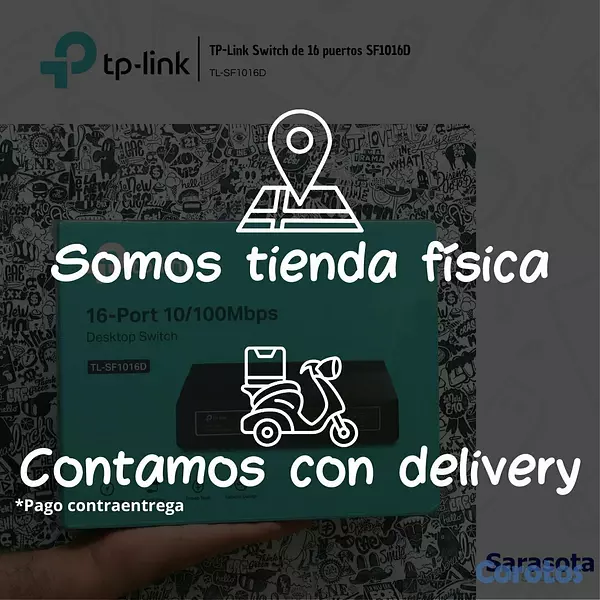 accesorios para electronica - TP-Link Switch 16 Puertos TL SF1016D 3