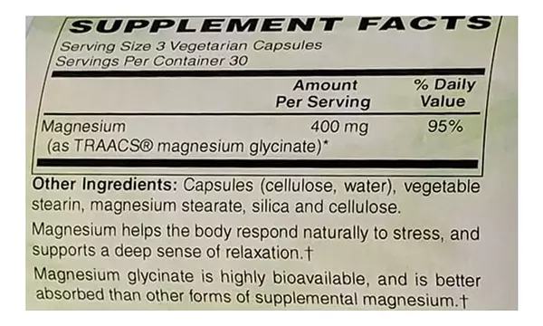 Salud y Equipamiento Médico - Glicinato De Magnesio Holly 2