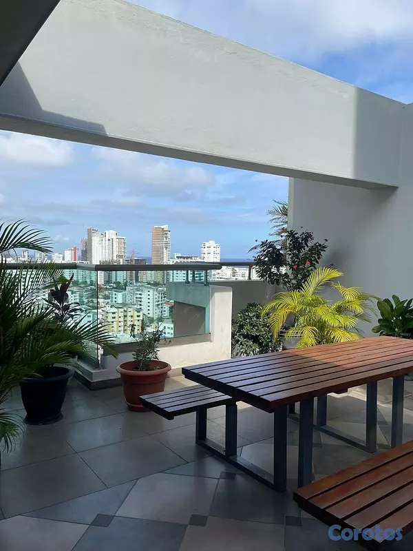 apartamentos - alquilonlos cacicazgo piso 8 torre de lujo una habitación 1.5 baños parqueo área 15