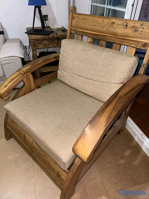 muebles y colchones - Oportunidad  única,  butaca Rústica ideal para terraza 4