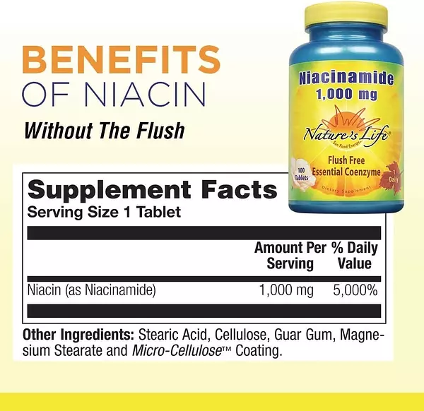 Salud y Equipamiento Médico - Niacinamida 100 Tabl 1000 Mg - Uni - Unidad A $1559 2