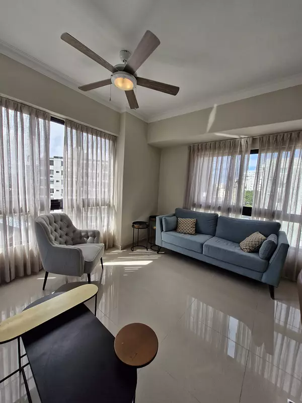apartamentos - Apartamento amueblado cerca Av. México  3