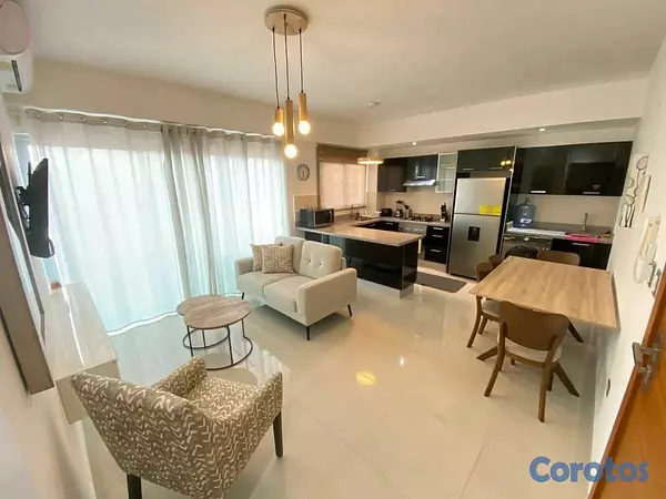 apartamentos - Apartamento Amueblado en Alquiler – Piantini 9