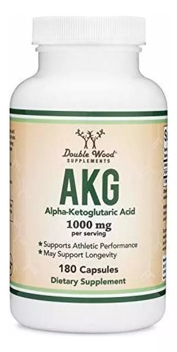 Salud y Equipamiento Médico - Suplemento Akg Acido Alfa Cetoglutarico 1000 Mg 180 Cap 3