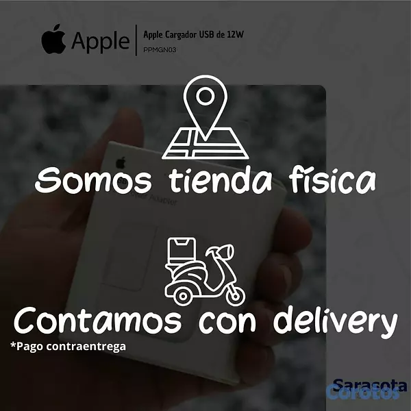 accesorios para electronica - Apple Cargador 12W para iPad PPMGN03 3
