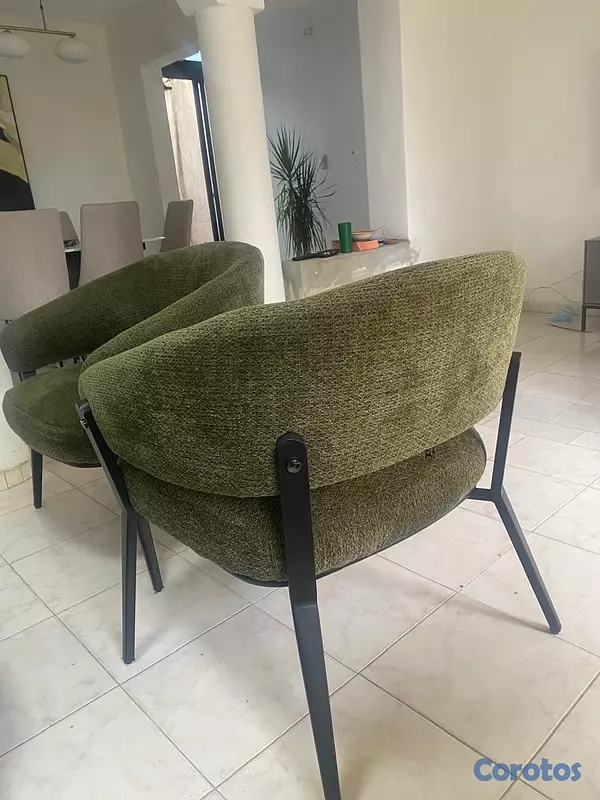 muebles y colchones - butacas  de sala C/u $7000  2