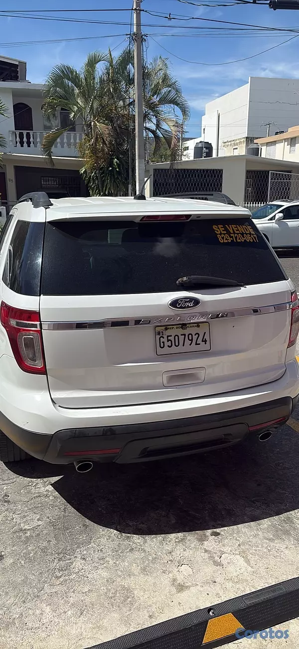 jeepetas y camionetas - vendo ford explore Blanca 2015 4