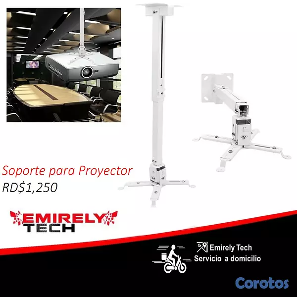 equipos profesionales - Soporte base de proyector stand soporte de techo de pared extensible 1