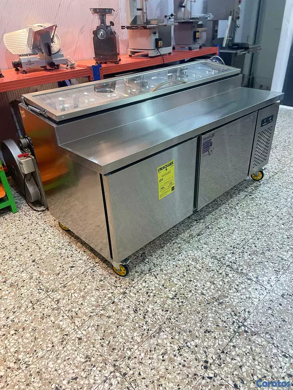 equipos profesionales - Mesa pantry para preparar pizza 7