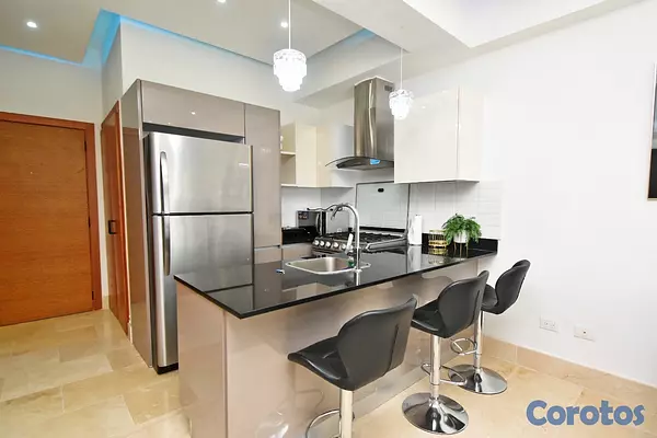 apartamentos - Alquilo apartamento amueblado en Piantini  7