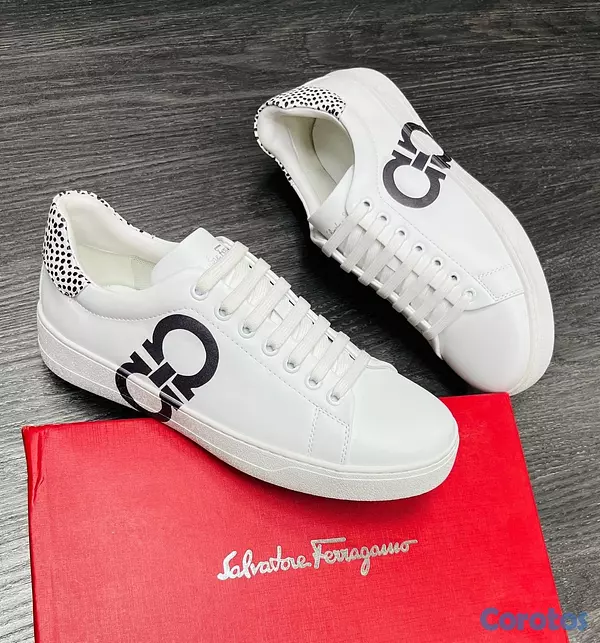 zapatos unisex - Sneaker Tenis Teni Ferragamo Salvatore Europeo Italia 2K25 🇪🇺 2