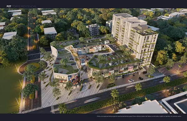 apartamentos - Hermoso  penthouse en venta en la Torre Paseo 27 Santo Domingo Oeste. 5
