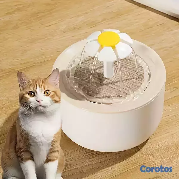 animales y mascotas - Fuente de agua para gatos 1.5 litros 8