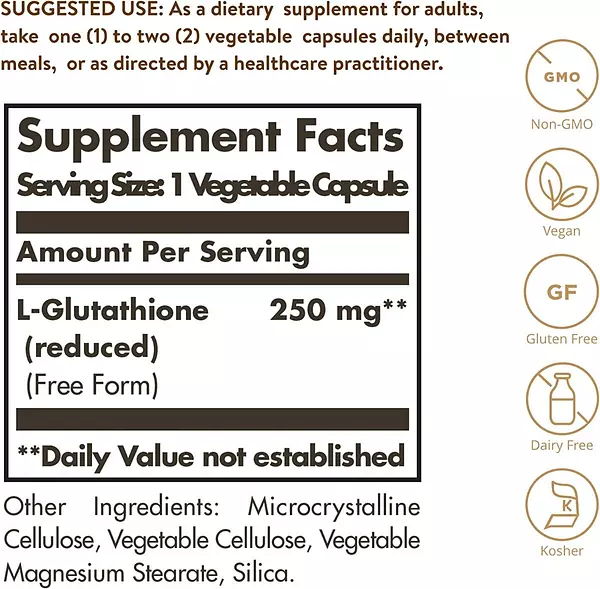 Salud y Equipamiento Médico - Glutatión 60 Cap Solgar 2