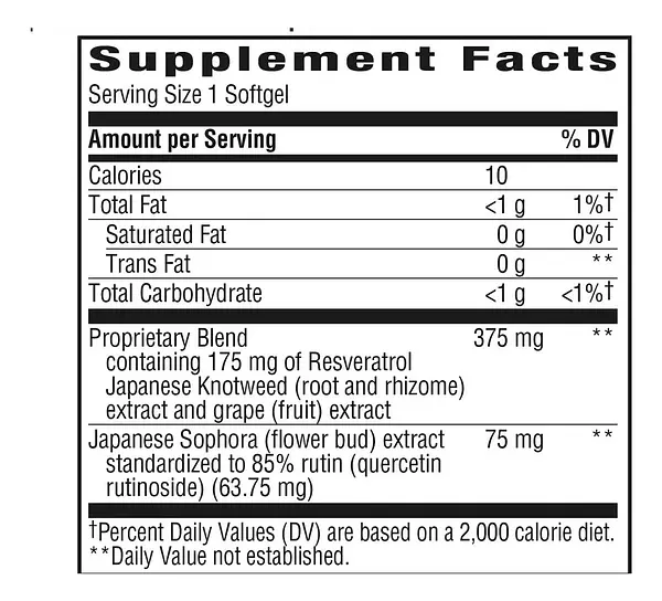 Salud y Equipamiento Médico - Resveratrol 60caps Nature's Way - - Unidad 2